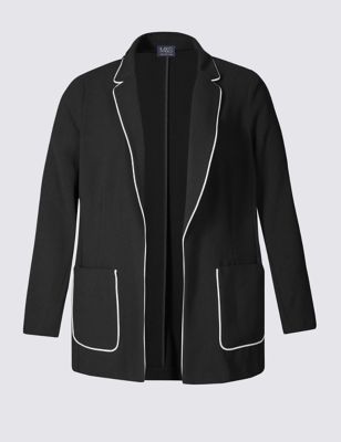 PLUS Contrast Piped Jacket